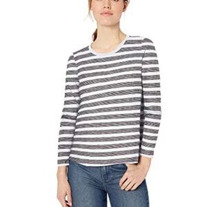 Daily Ritual striped long sleeve tee, NWT, Medium
